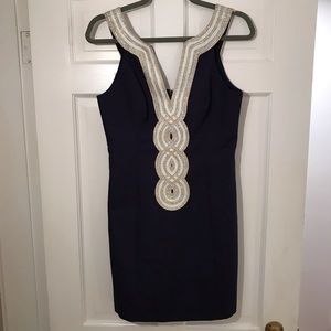 Lilly Pulitzer Valli Shift Dress True Navy Size 2